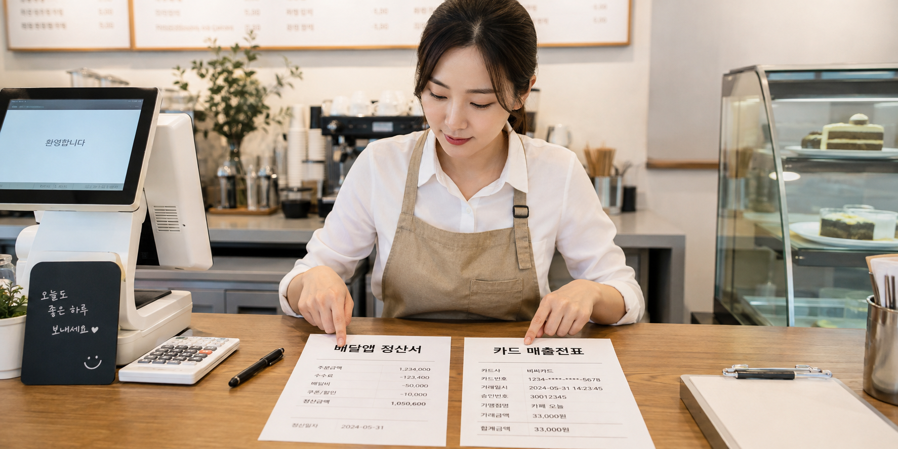 배달앱 수수료 정산 내역 비교