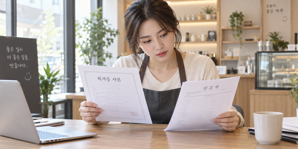 정정 사유별 준비 서류 대조