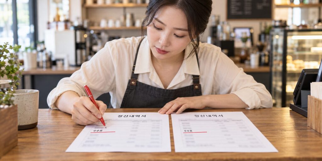 간편결제 수수료 공시 수치 비교 확인